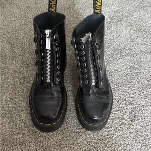 Doc Marten Sinclair Croc Platform Boots